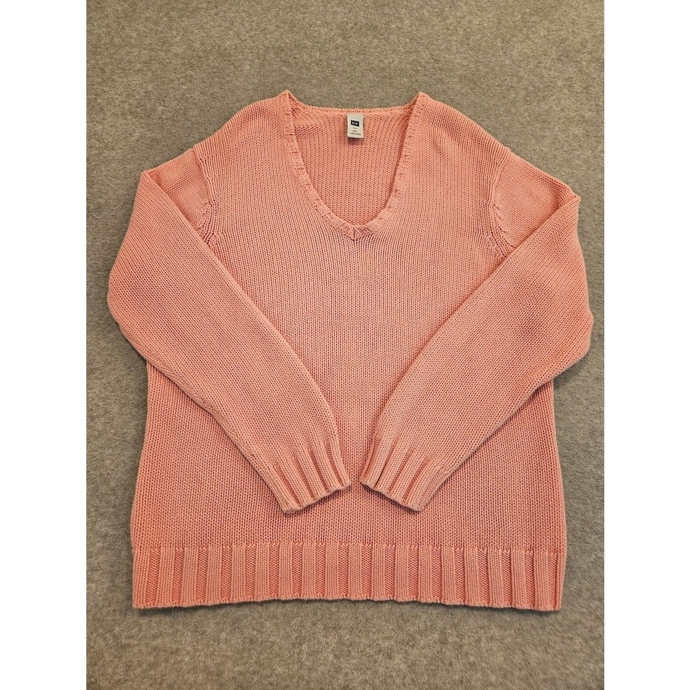 GAP Crewneck Heavy-Knit Sweater Women's Pink Long Sleeve - SZ XXL
